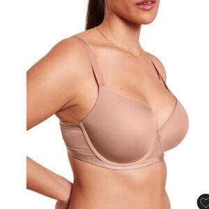 Adore Me Tan Full Coverage Bra Tuscany beige Sz 36D underwear is size XL